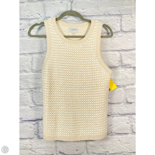 Vest Sweater By Evereve In Tan, Size: M