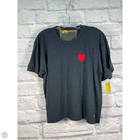 Top Short Sleeve By Clothes Mentor In Blue & Red, Size: L