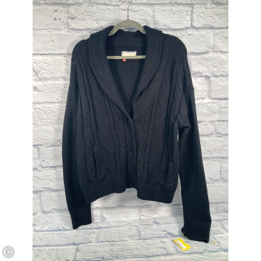Sweater Cardigan By Pilcro In Black, Size: M