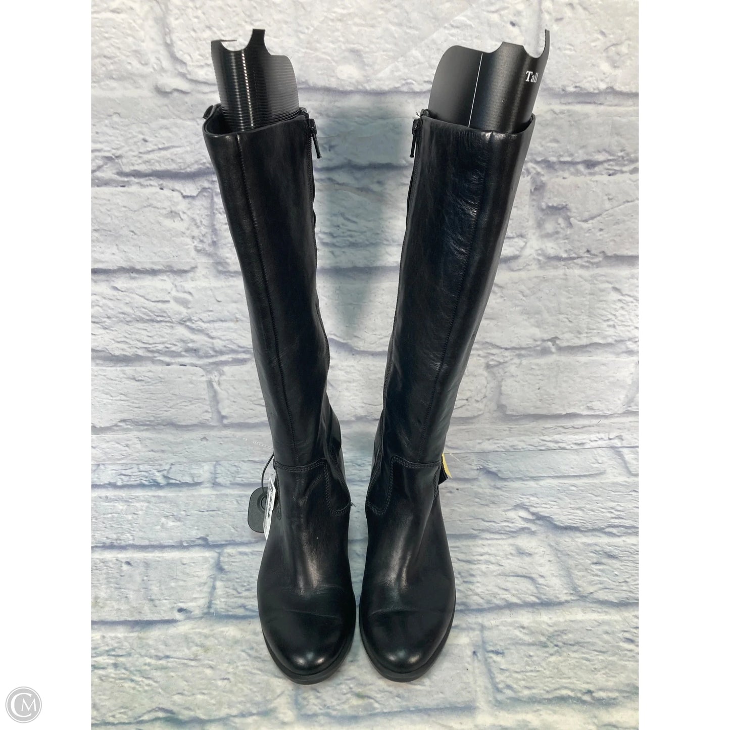 Boots Knee Heels By Ecco In Black, Size: 6