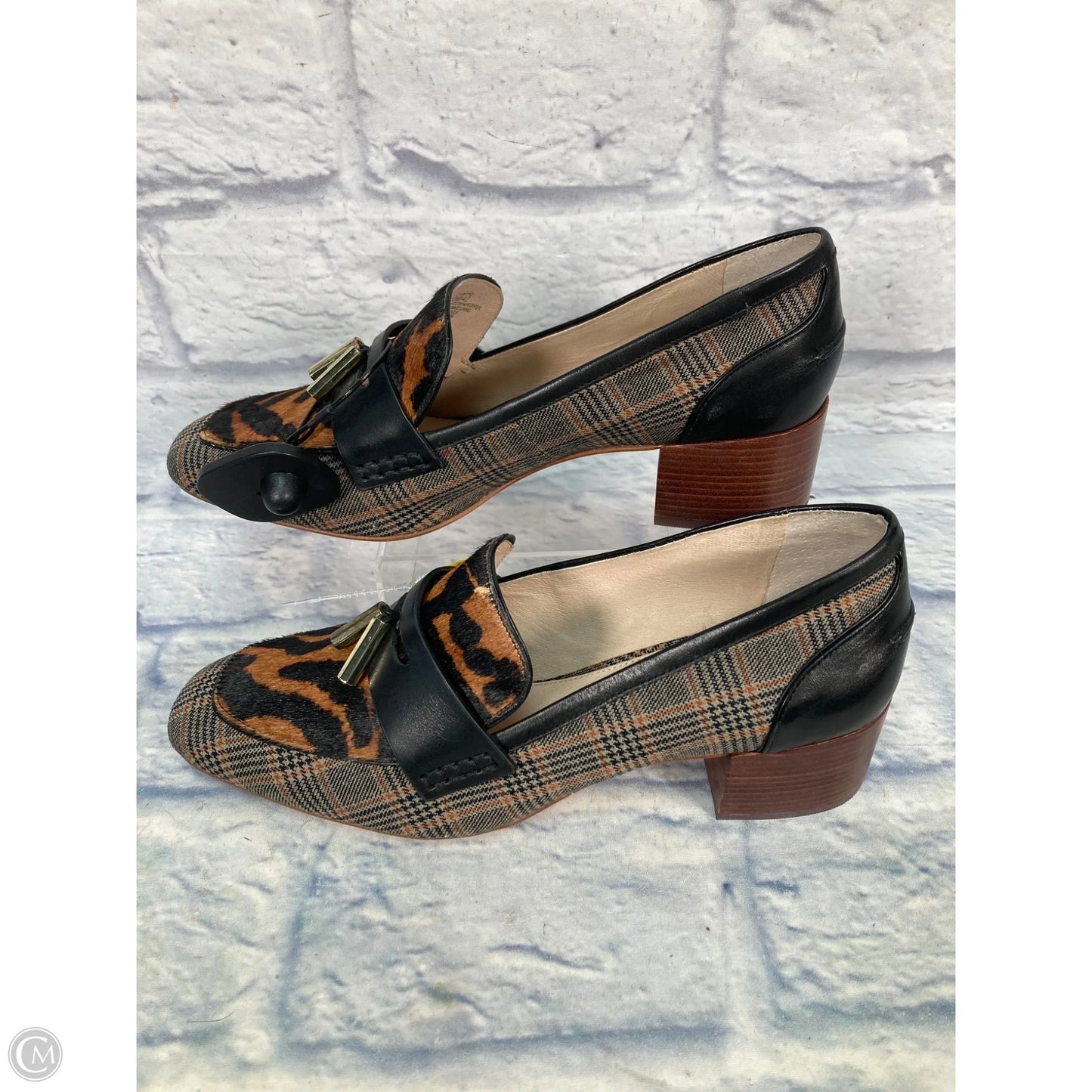 Shoes Heels Block By Louise Et Cie In Animal Print, Size: 10