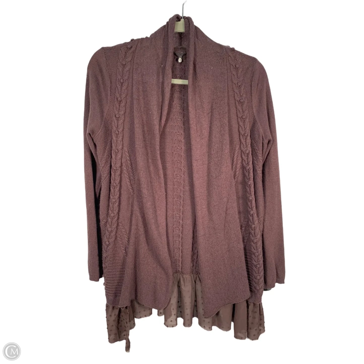Sweater Cardigan By Anthropologie In Brown, Size: S