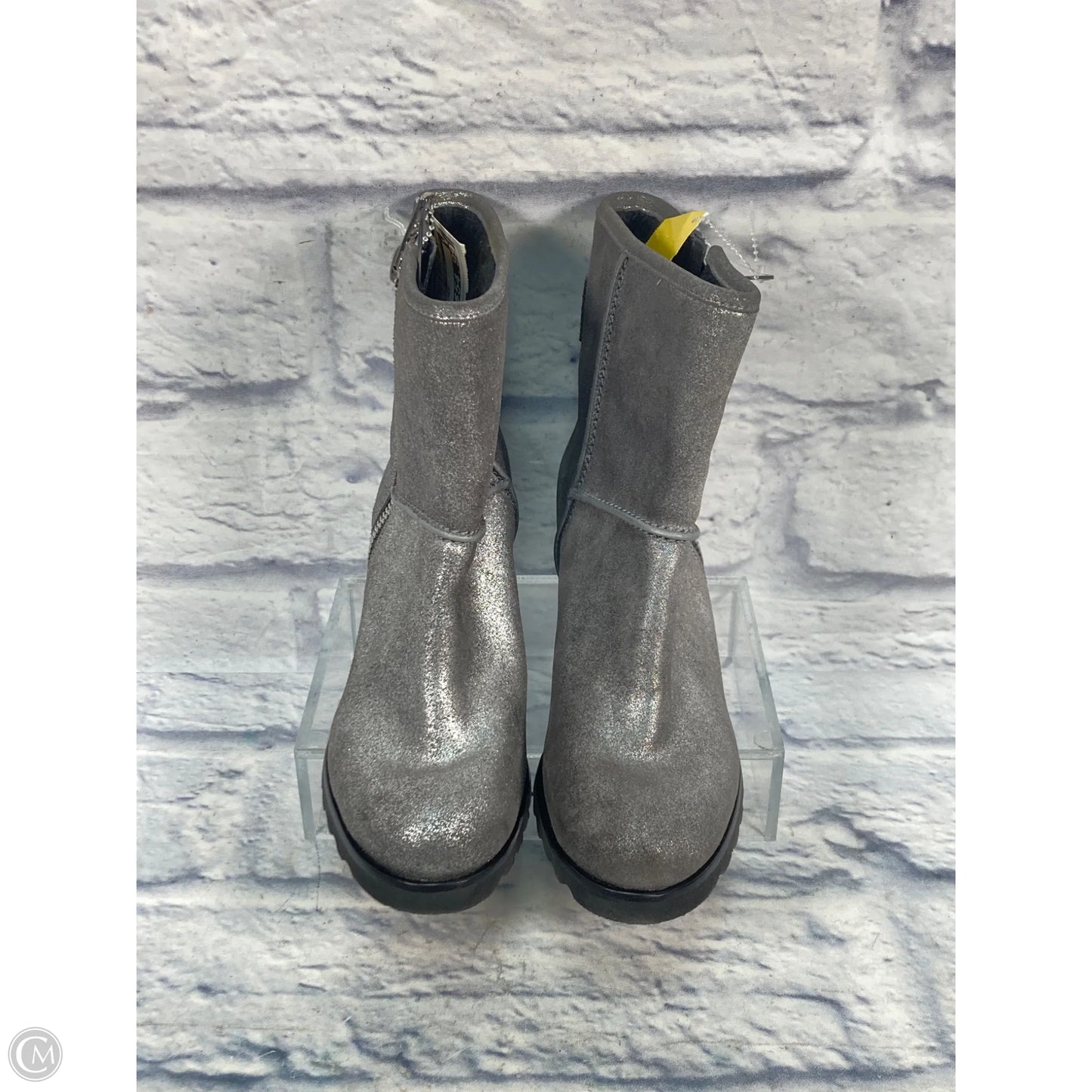 Boots Designer By Marc By Marc Jacobs In Silver, Size: 5