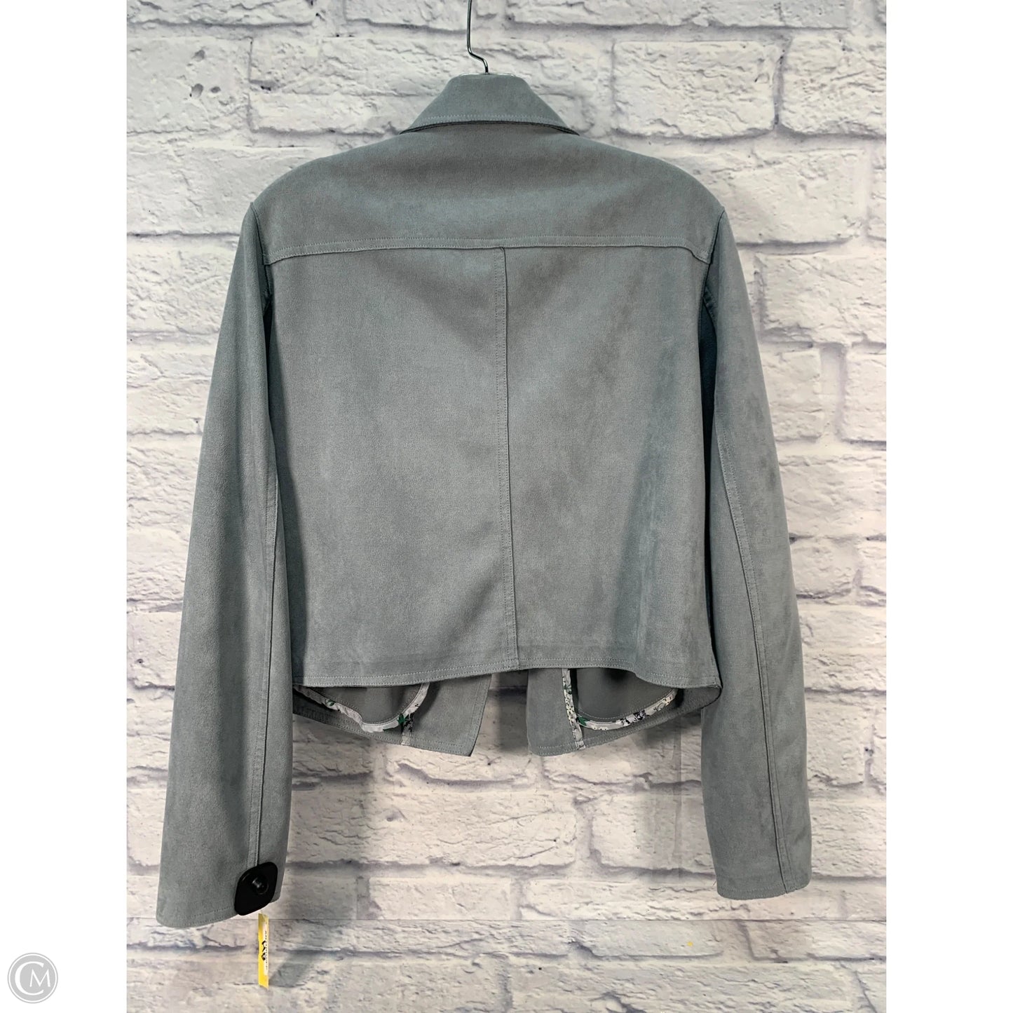 Jacket Moto By Anthropologie In Blue, Size: L