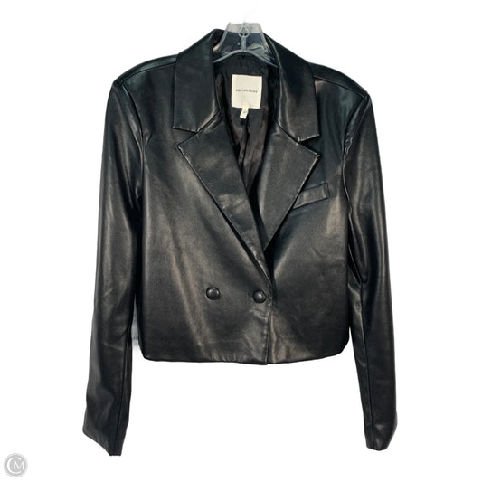 Jacket Moto By Avec Les Filles In Black, Size: L