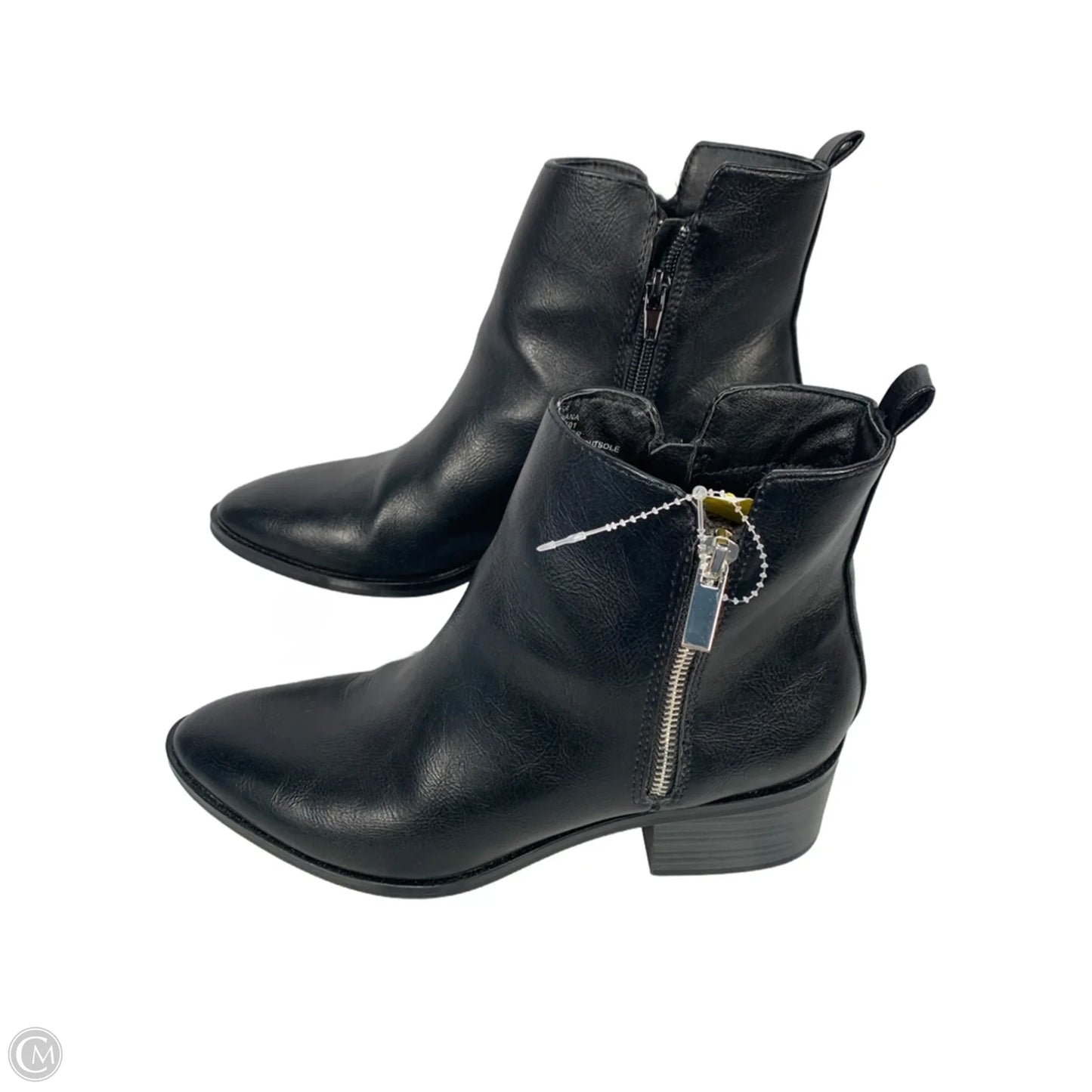 Boots Ankle Heels By Esprit In Black, Size: 7.5