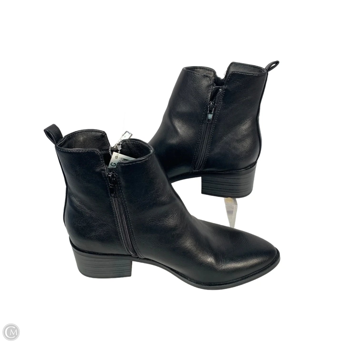 Boots Ankle Heels By Esprit In Black, Size: 7.5
