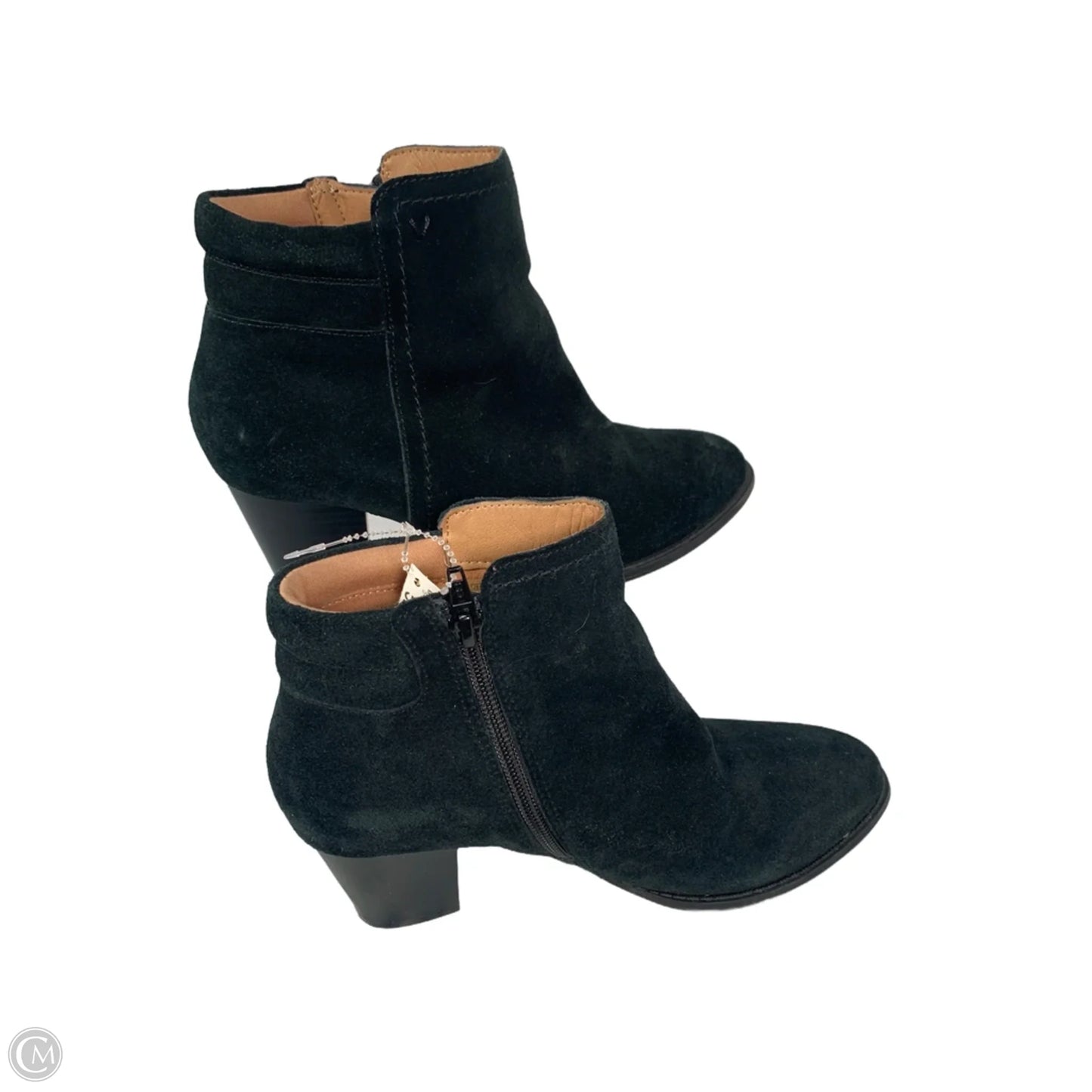 Boots Ankle Heels By Vionic In Black, Size: 7