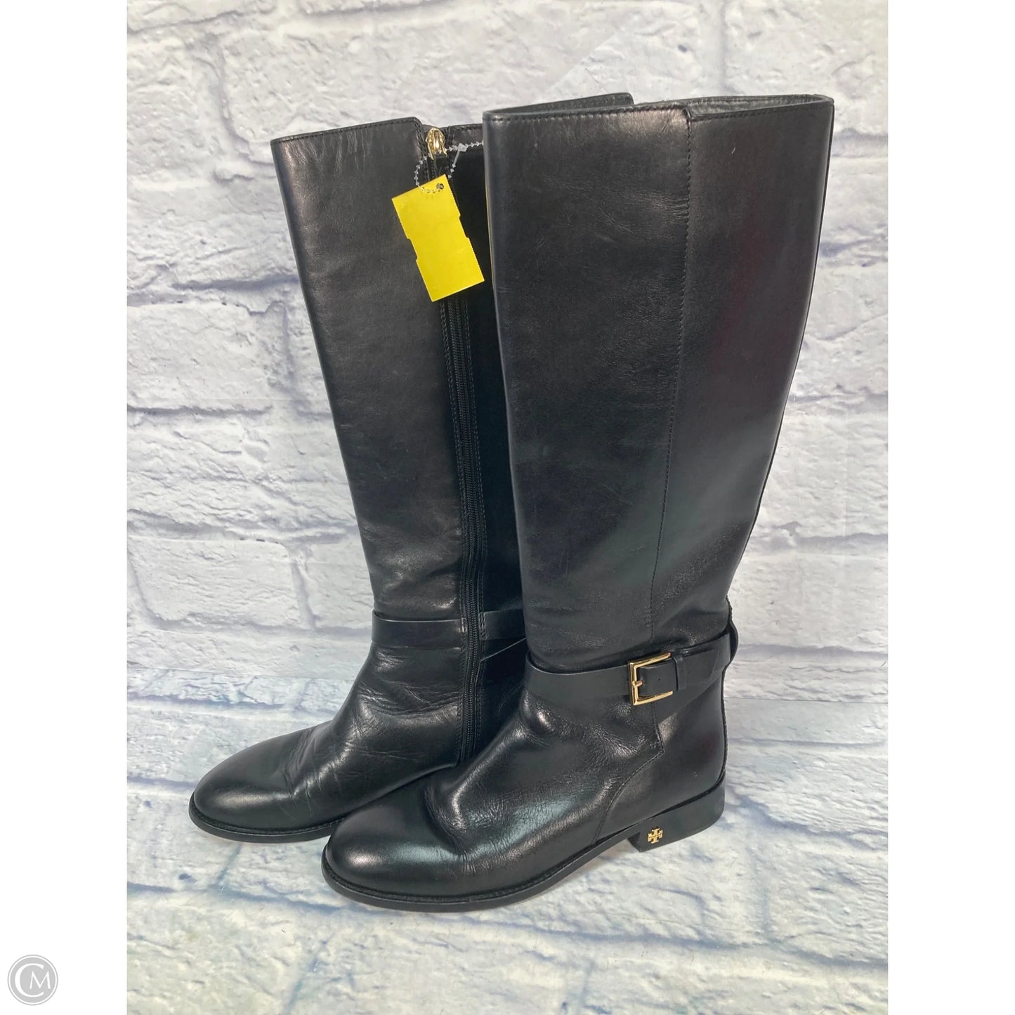 Boots Designer By Tory Burch In Black, Size: 9