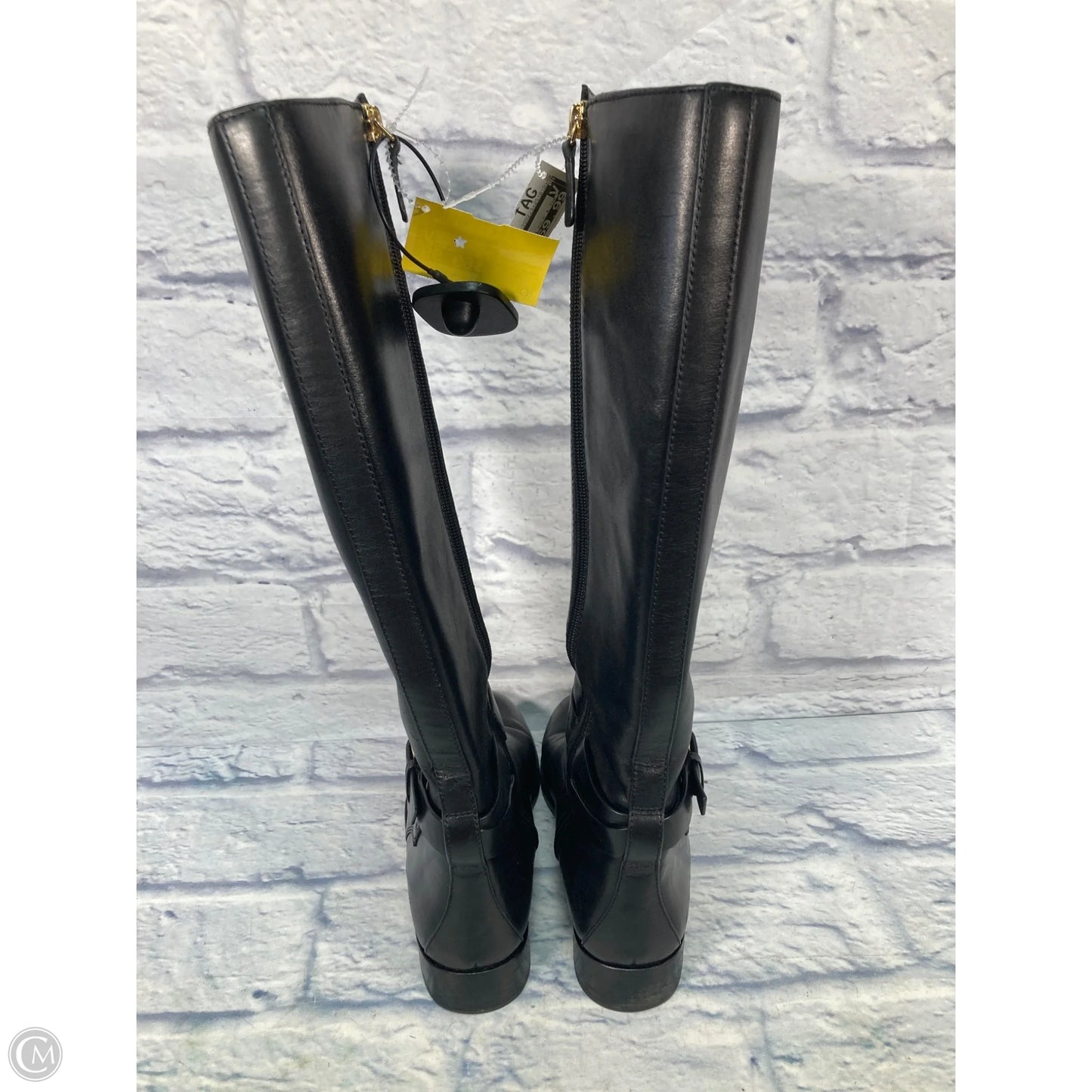 Boots Designer By Tory Burch In Black, Size: 9