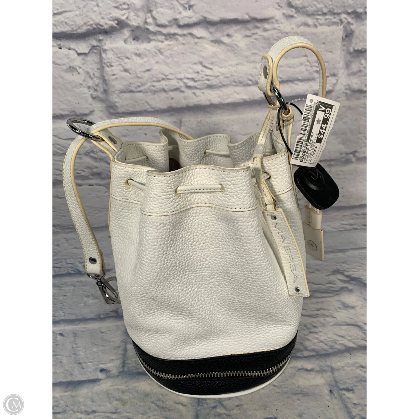 Handbag Leather By Via Spiga, Size: Medium