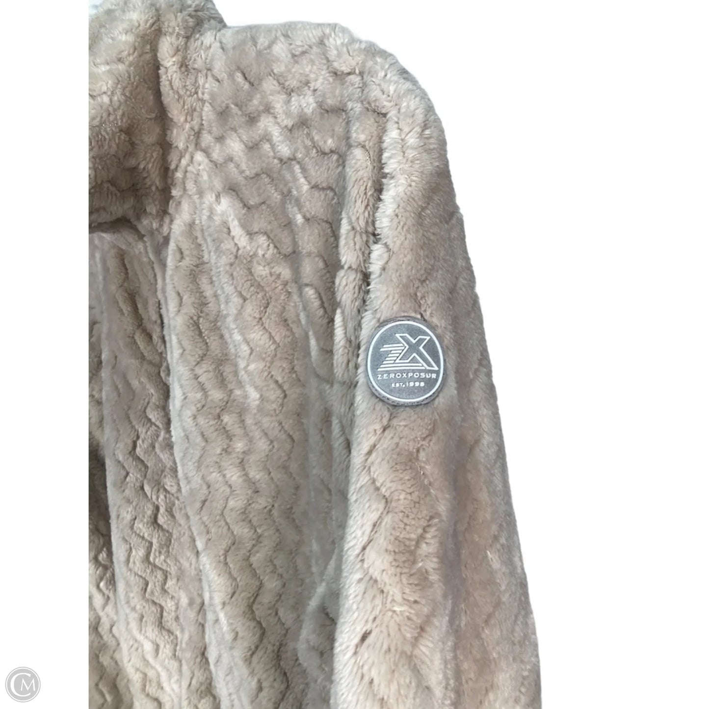 Jacket Faux Fur & Sherpa By Zero Xposure In Tan, Size: M