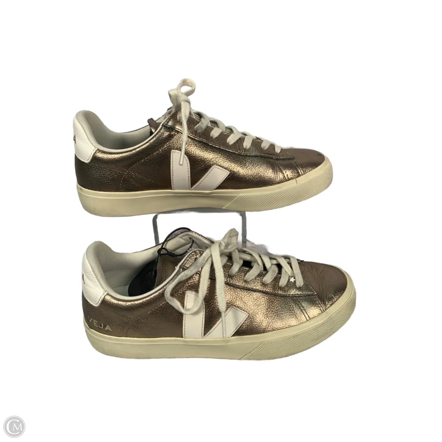 Shoes Sneakers By Veja In Gold, Size: 9.5