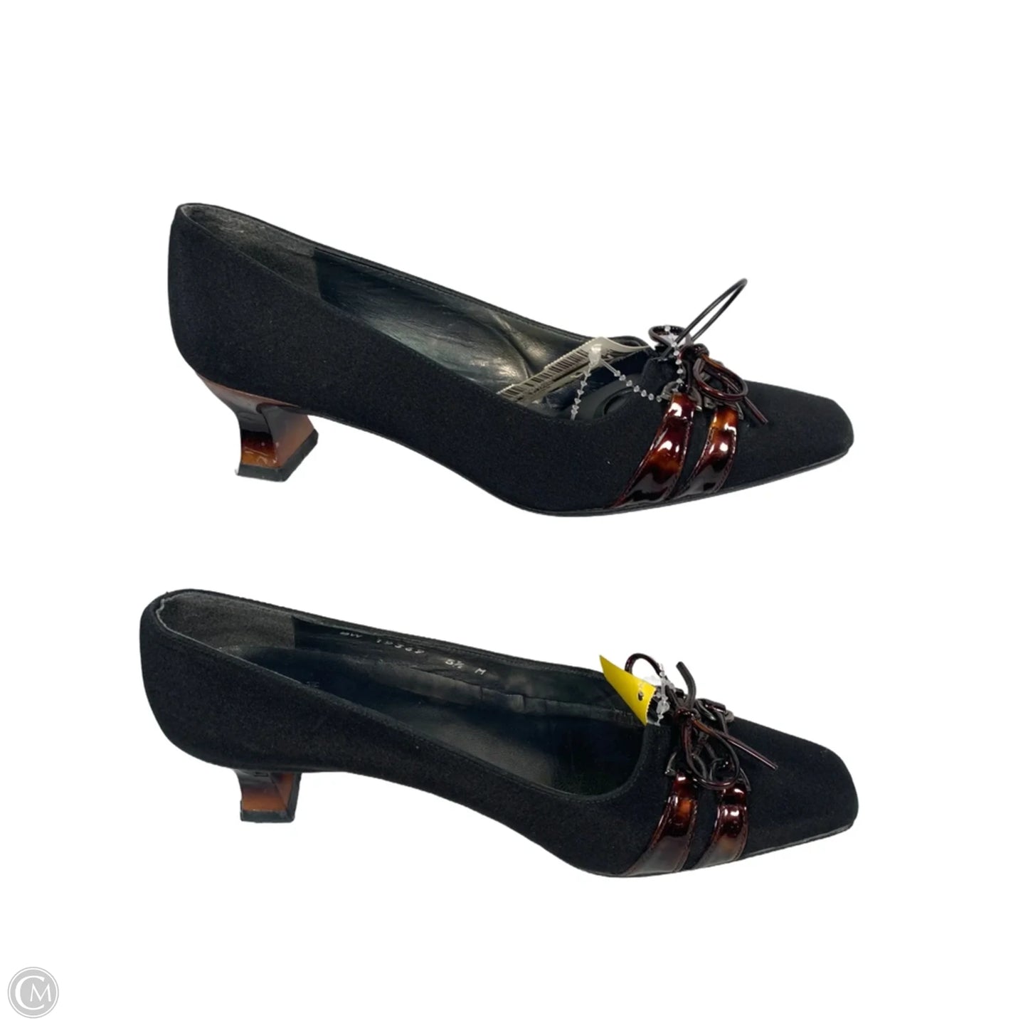 Shoes Designer By Stuart Weitzman In Black & Brown, Size: 5.5