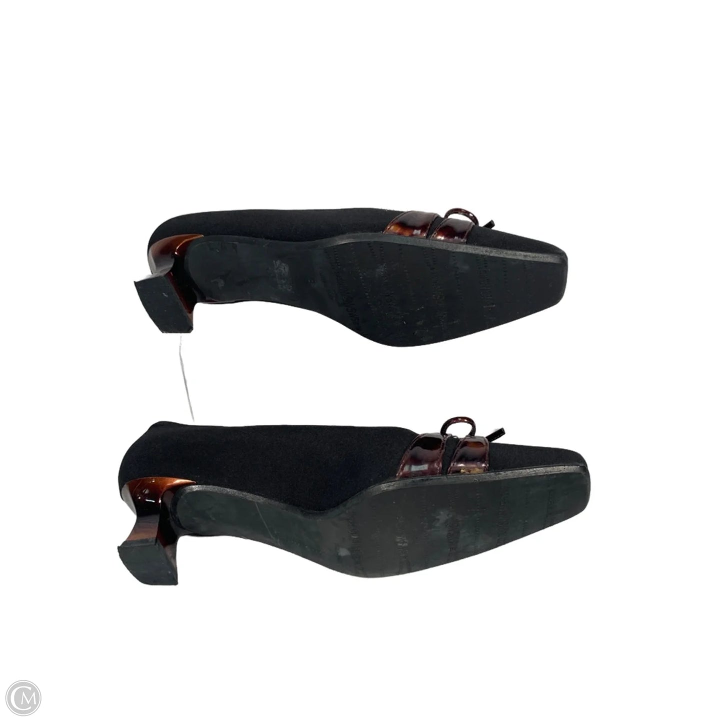 Shoes Designer By Stuart Weitzman In Black & Brown, Size: 5.5