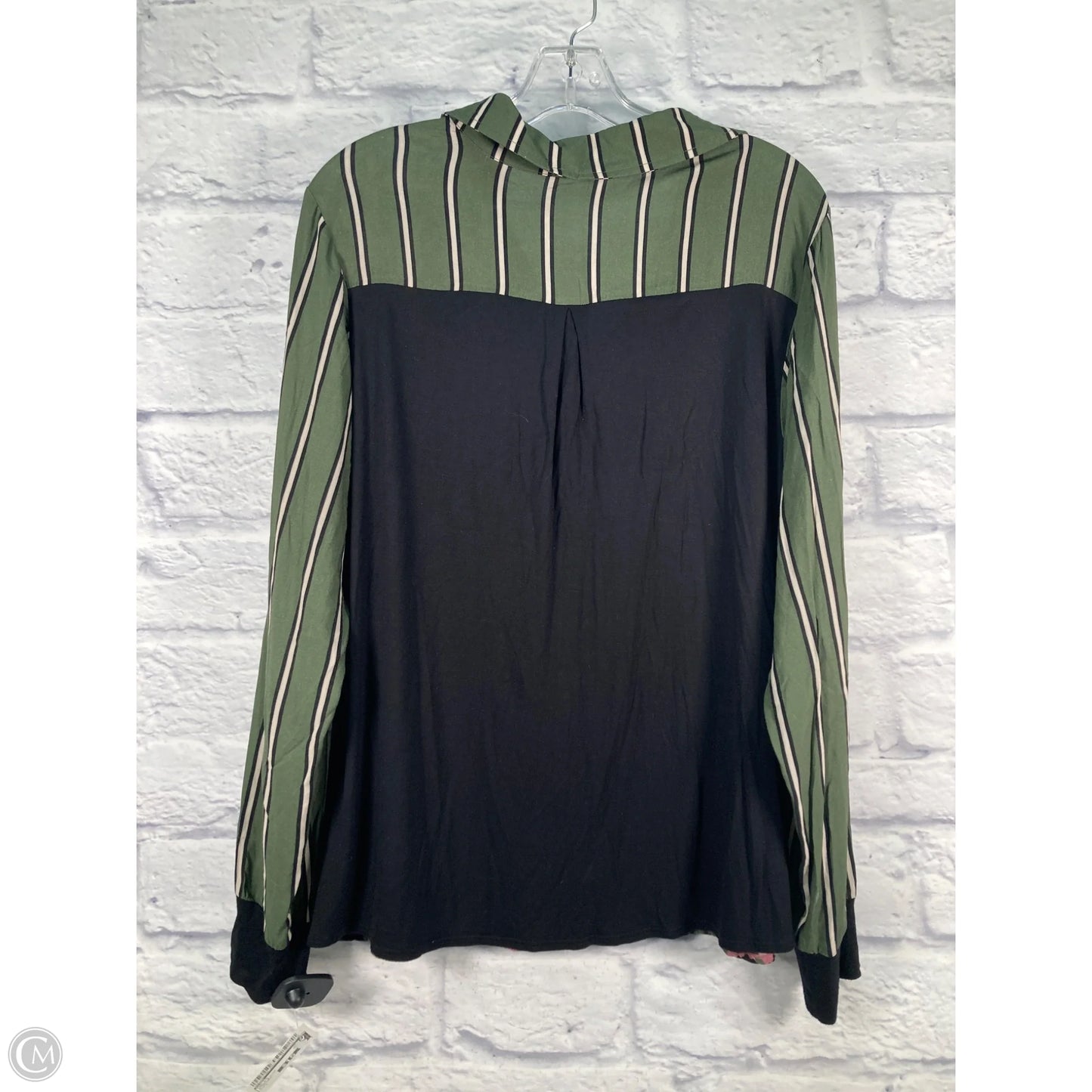 Top Long Sleeve By Tiny In Green & Pink, Size: L