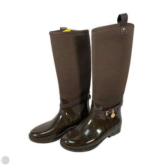 Boots Rain By Michael By Michael Kors In Brown, Size: 8