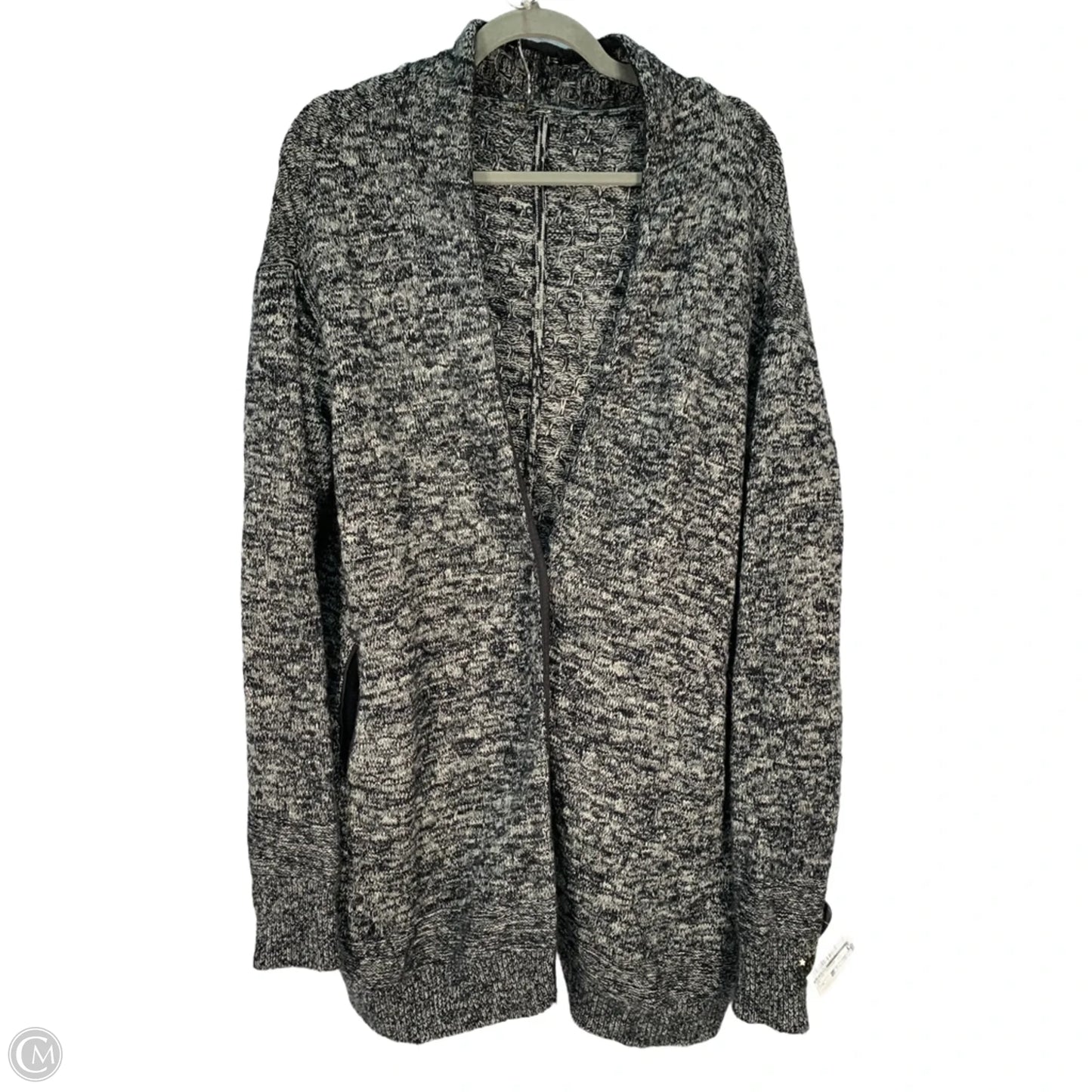 Sweater Cardigan By Lululemon In Grey, Size: M