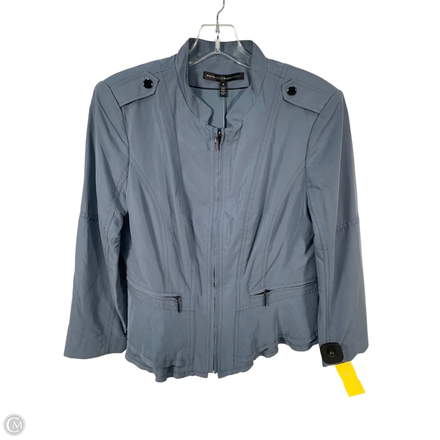 Jacket Shirt By White House Black Market In Blue, Size: M