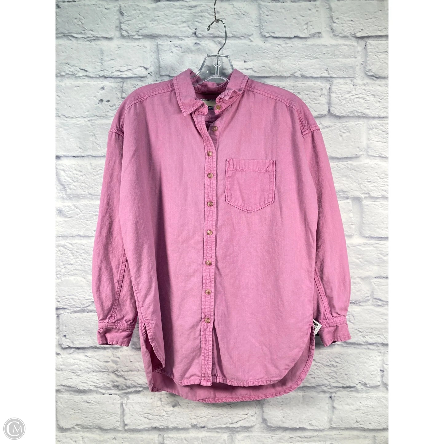 Top Long Sleeve By Pilcro In Purple, Size: S