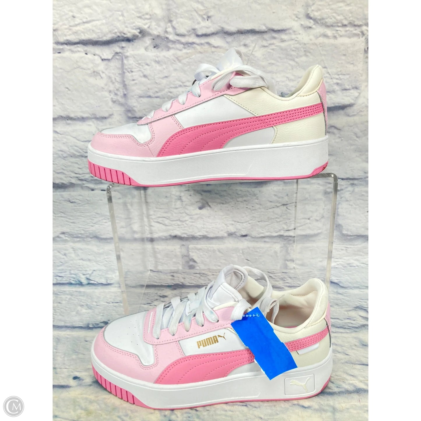 Shoes Sneakers By Puma In Pink & White, Size: 7.5