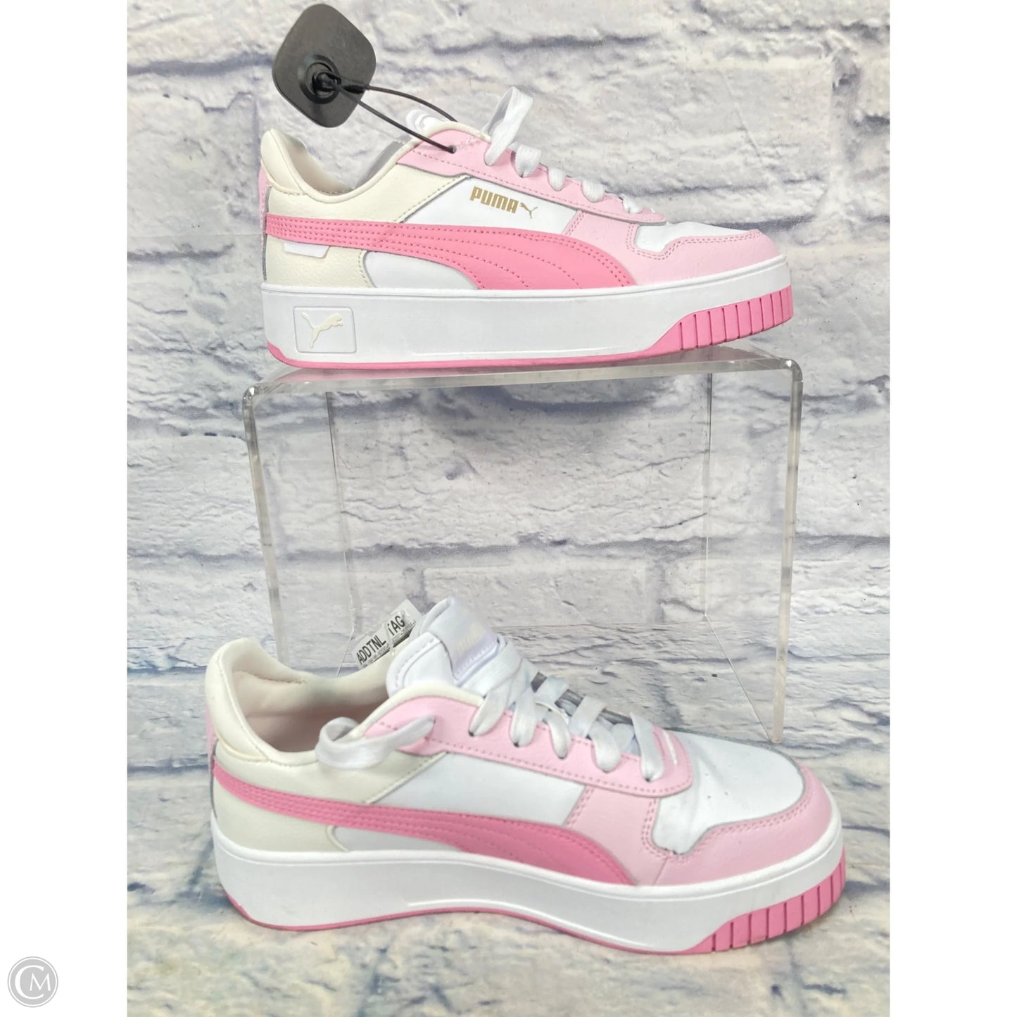Shoes Sneakers By Puma In Pink & White, Size: 7.5