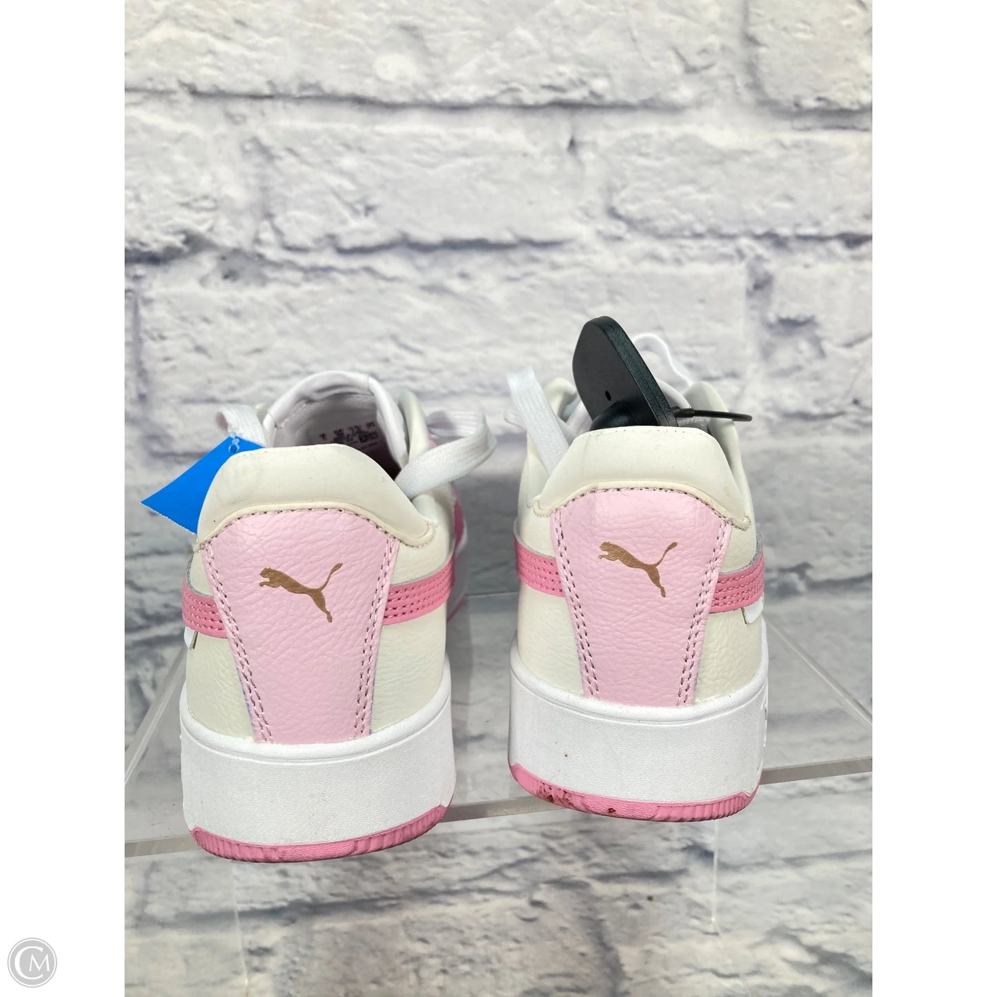Shoes Sneakers By Puma In Pink & White, Size: 7.5