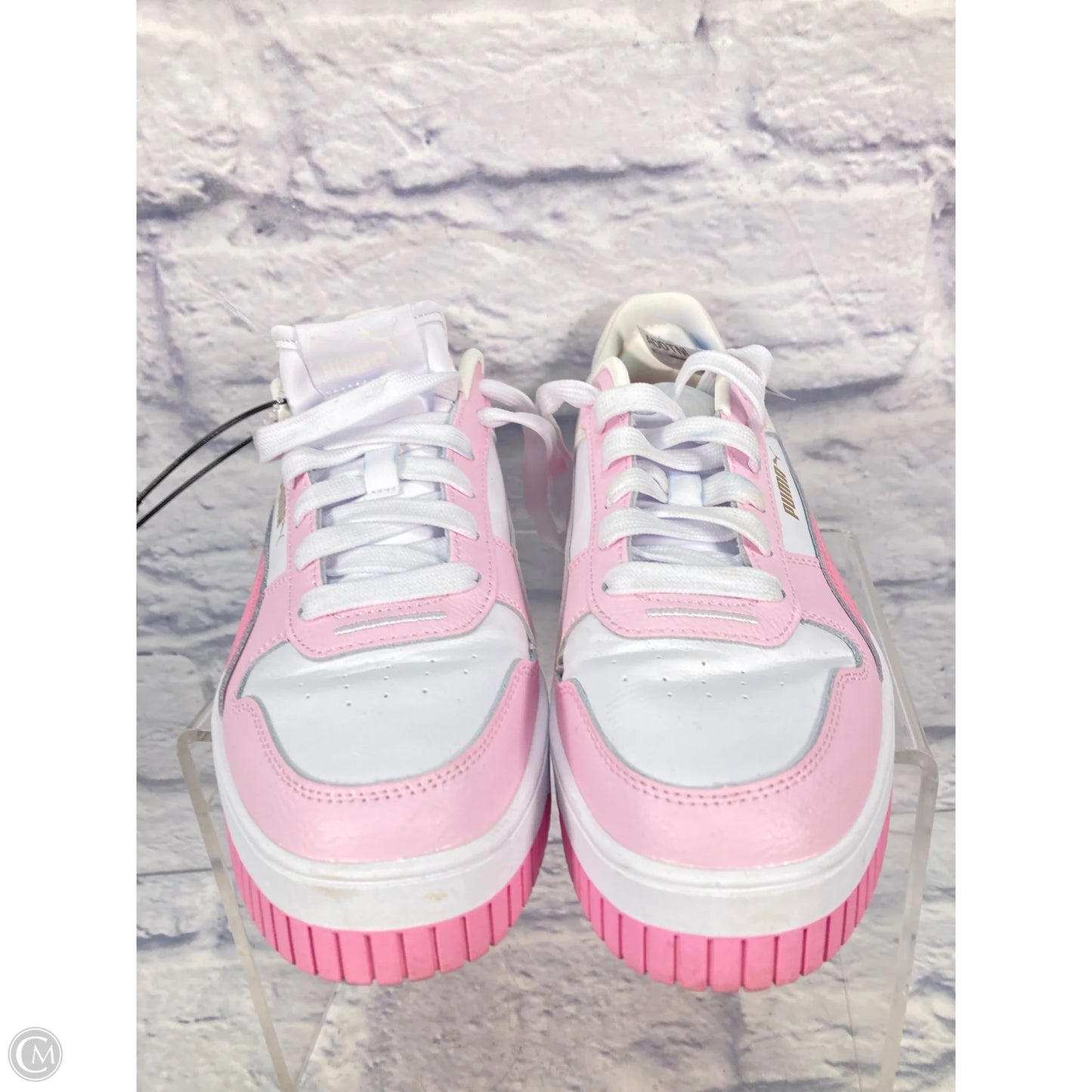 Shoes Sneakers By Puma In Pink & White, Size: 7.5