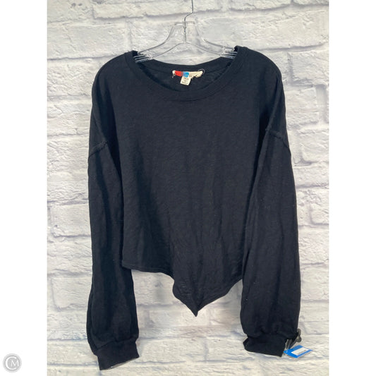 Top Long Sleeve By Free People In Black, Size: M