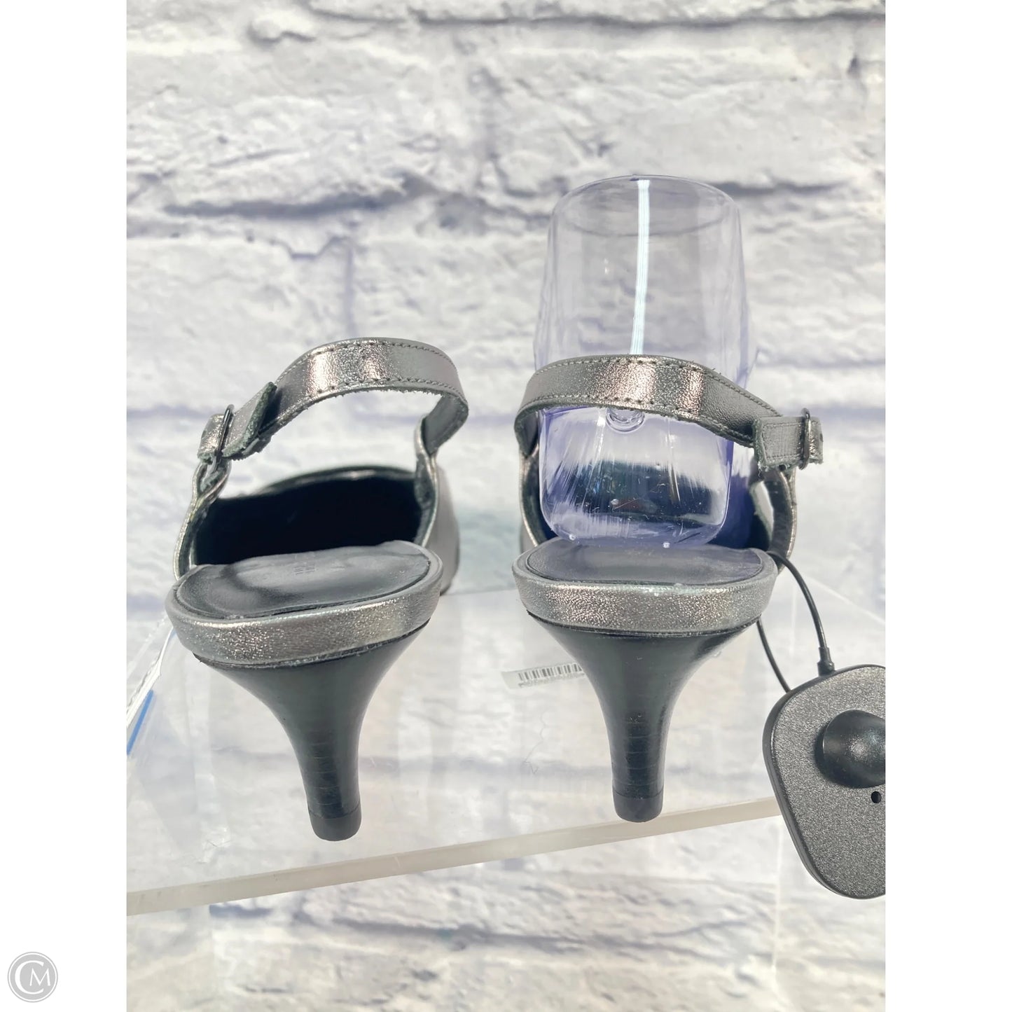 Shoes Heels Kitten By Bernardo In Silver, Size: 9