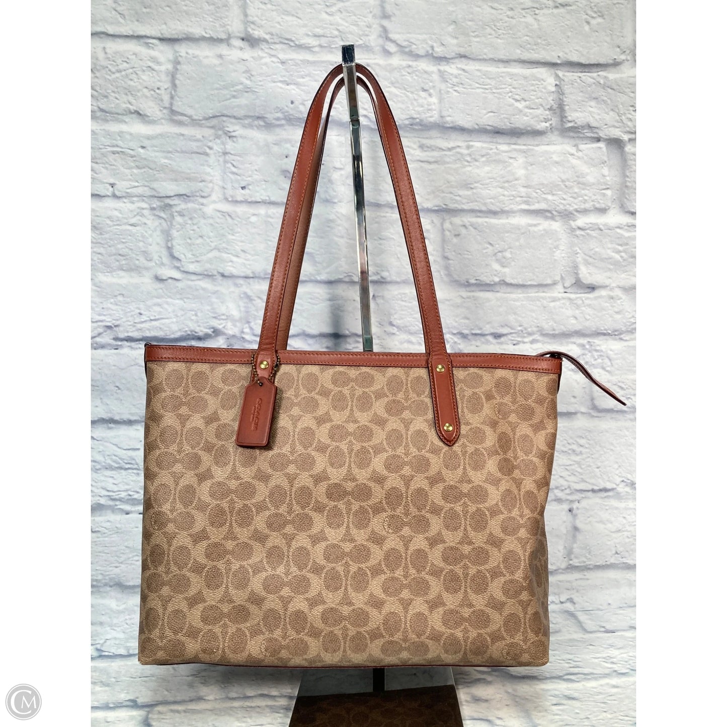 Tote Designer By Coach, Size: Large