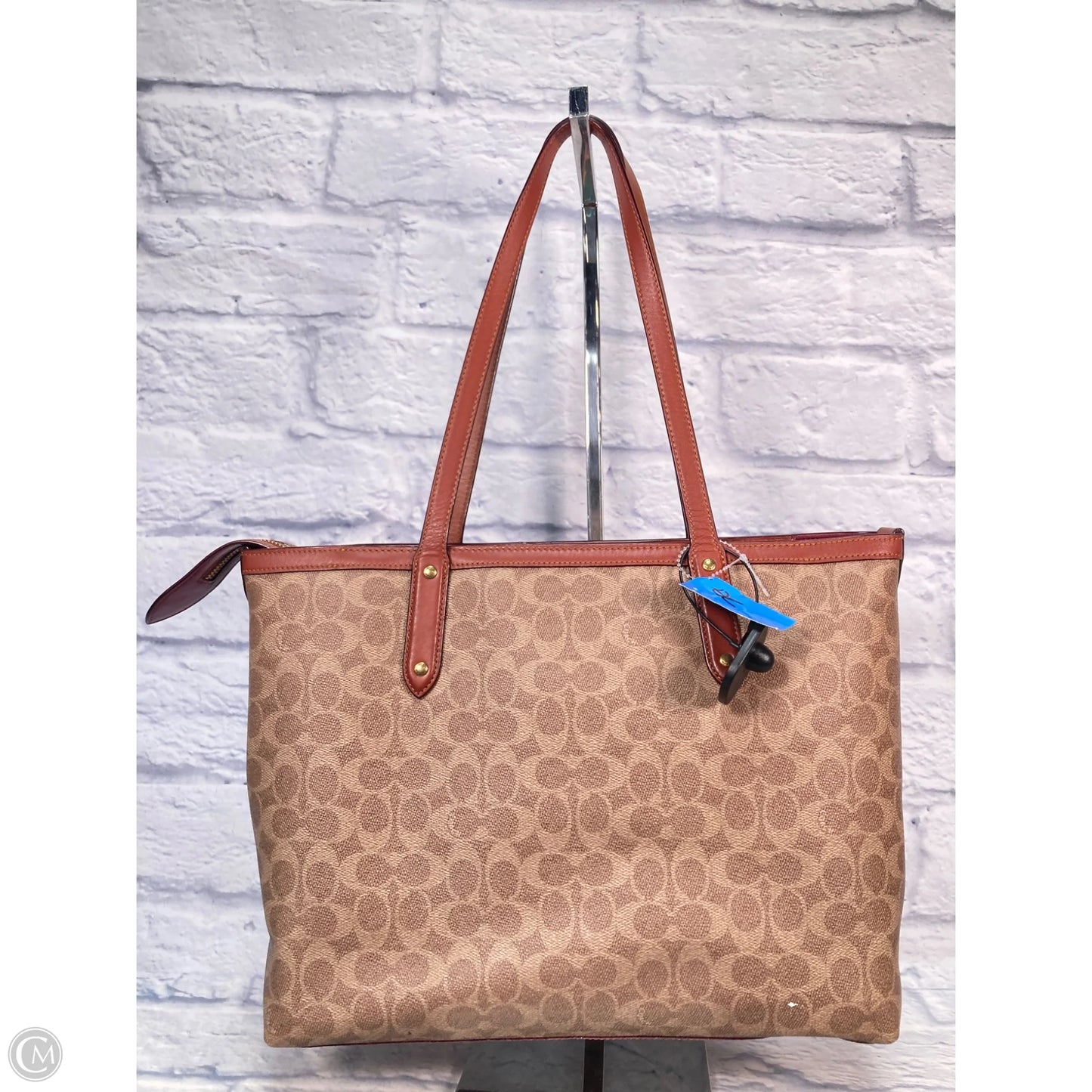 Tote Designer By Coach, Size: Large