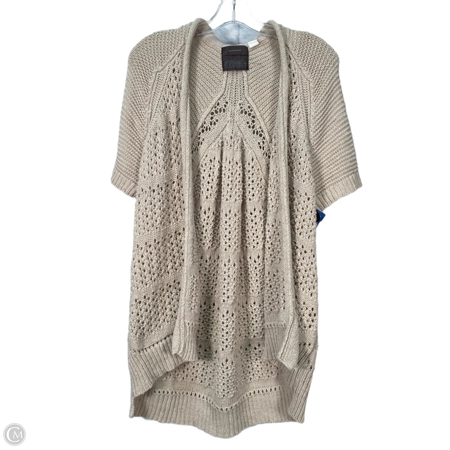 Sweater Cardigan By Guinevere In Tan, Size: M