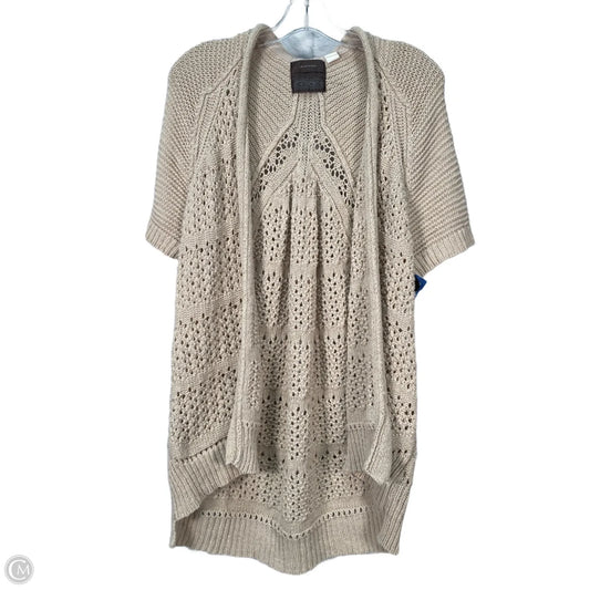 Sweater Cardigan By Guinevere In Tan, Size: M