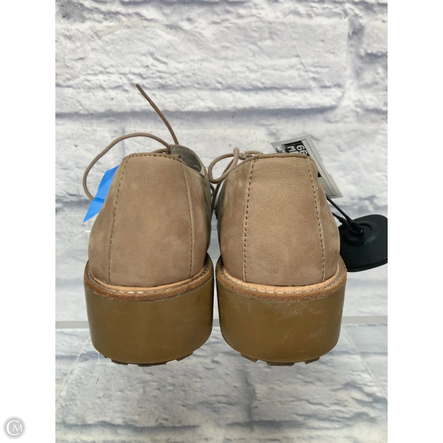 Shoes Heels Platform By Eileen Fisher In Tan, Size: 7