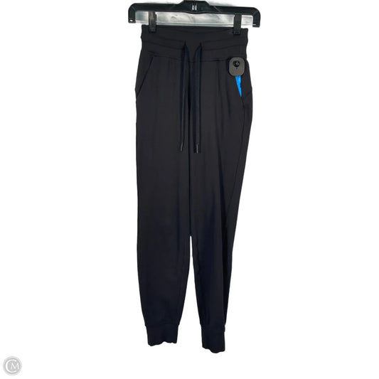 Athletic Pants By Lululemon In Black, Size: Xs