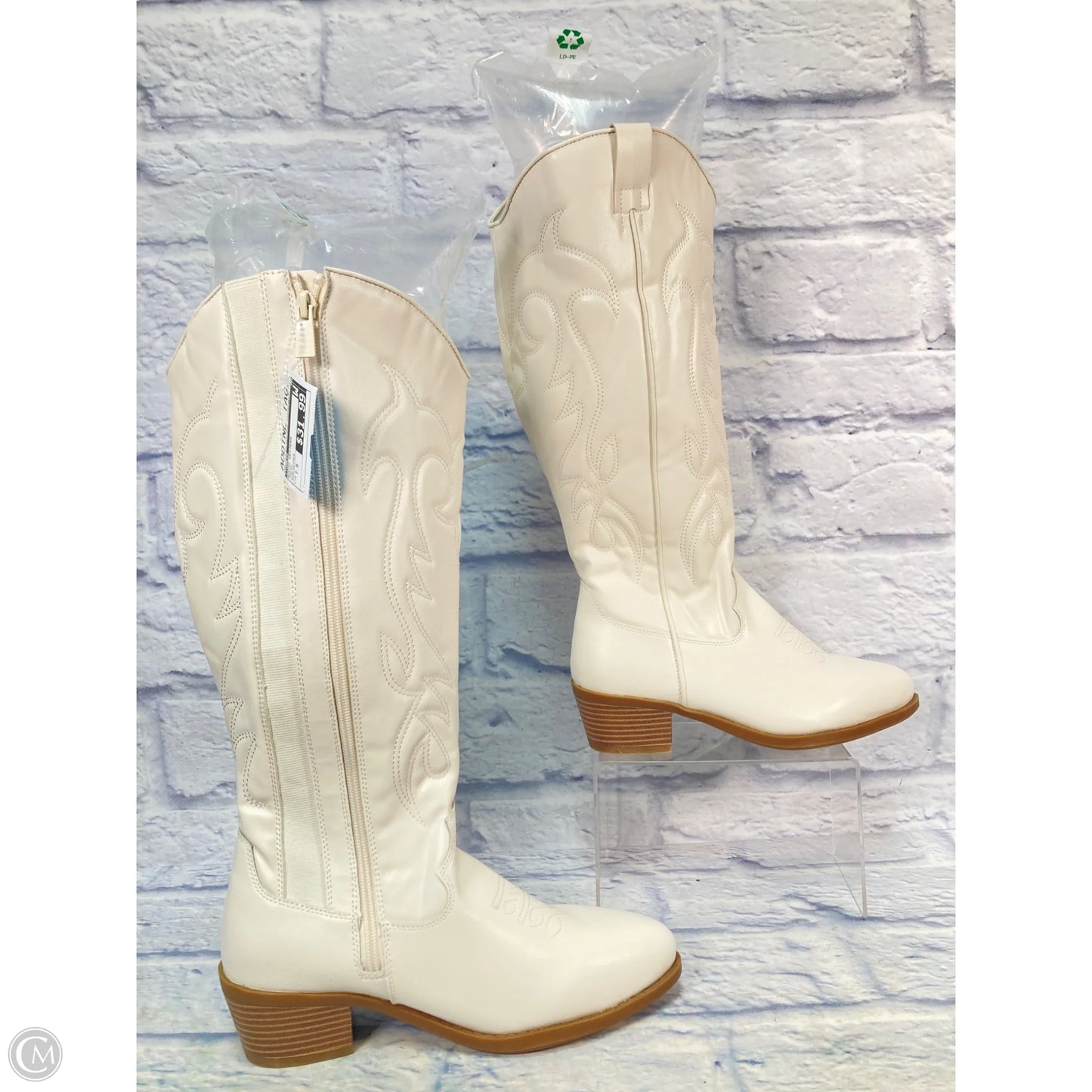 Boots Western By Torrid In Cream, Size: 7.5