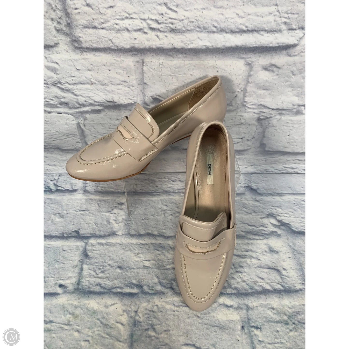 Shoes Heels Block By Clothes Mentor In Tan, Size: 8.5