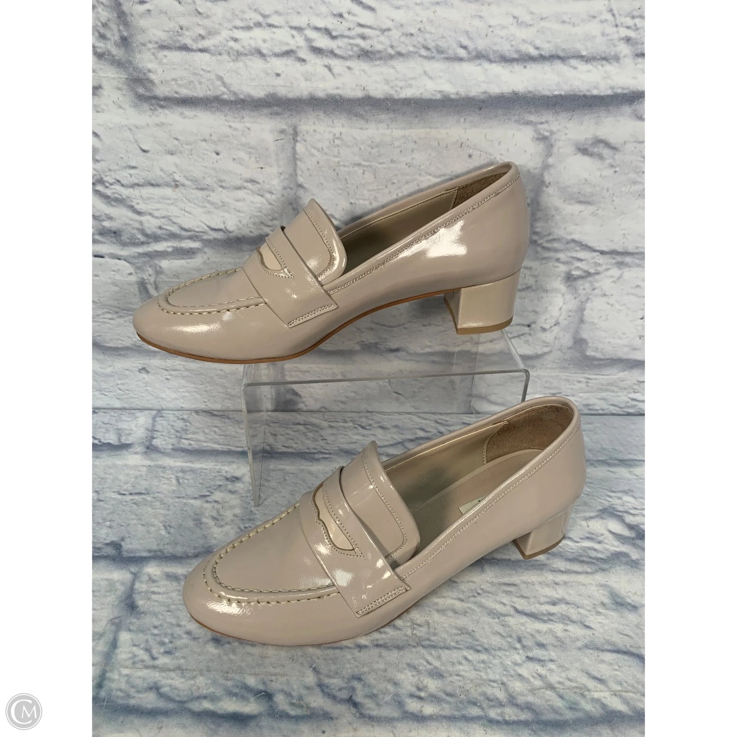 Shoes Heels Block By Clothes Mentor In Tan, Size: 8.5