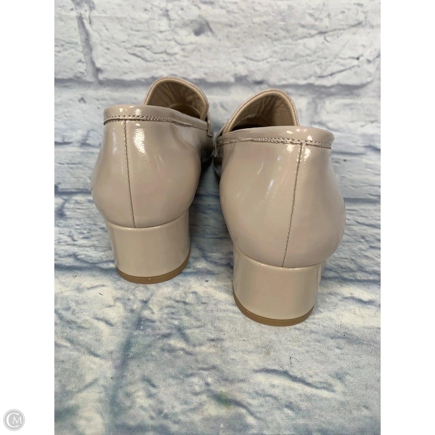 Shoes Heels Block By Clothes Mentor In Tan, Size: 8.5