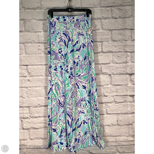 Skirt Designer By Lilly Pulitzer In Blue & Green, Size: 8