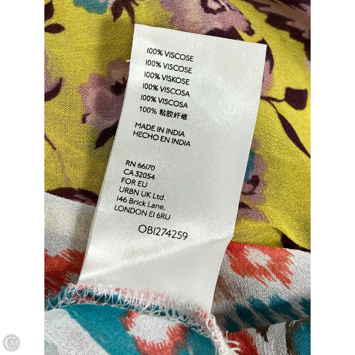 Blouse Long Sleeve By Anthropologie In Blue & Green, Size: Sp