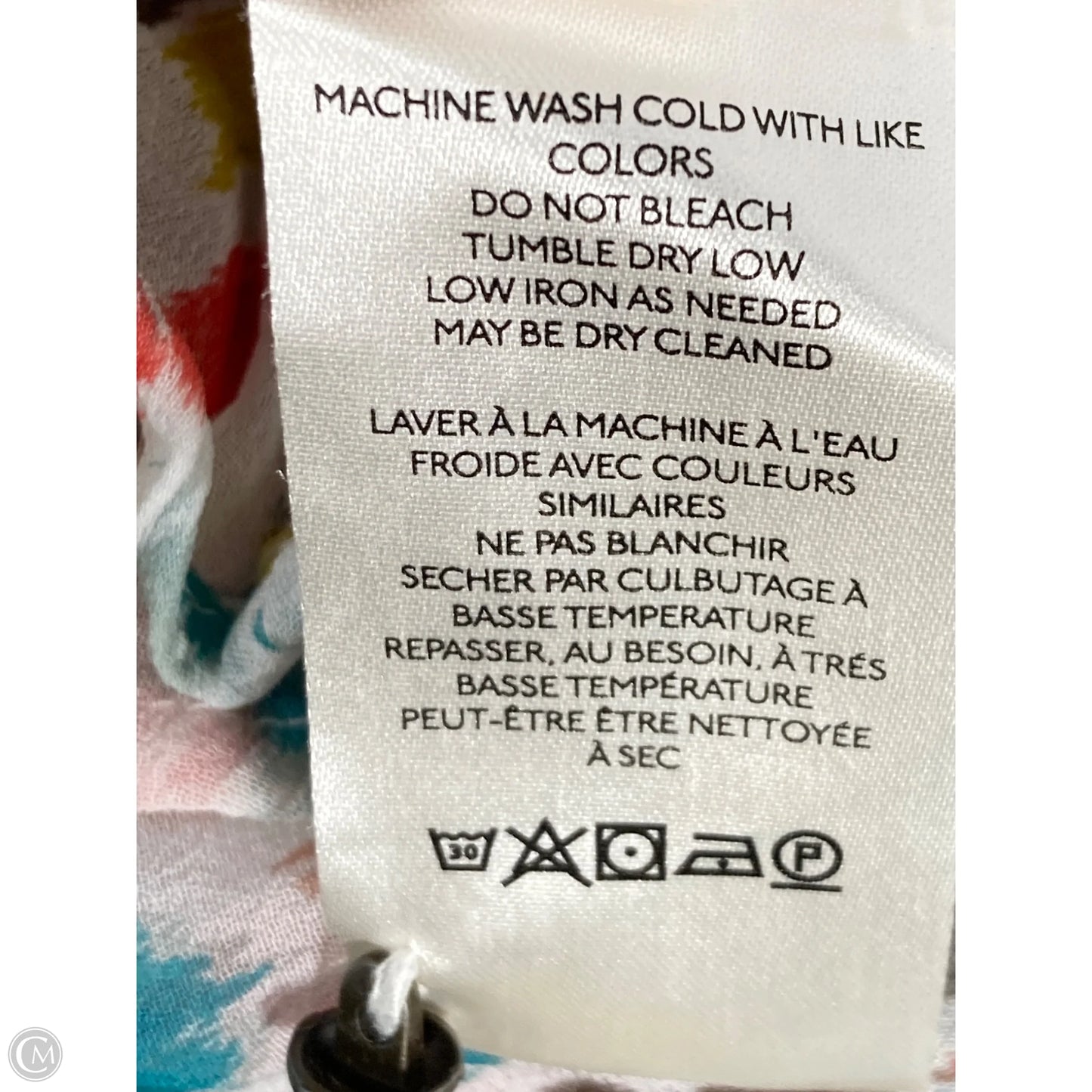 Blouse Long Sleeve By Anthropologie In Blue & Green, Size: Sp