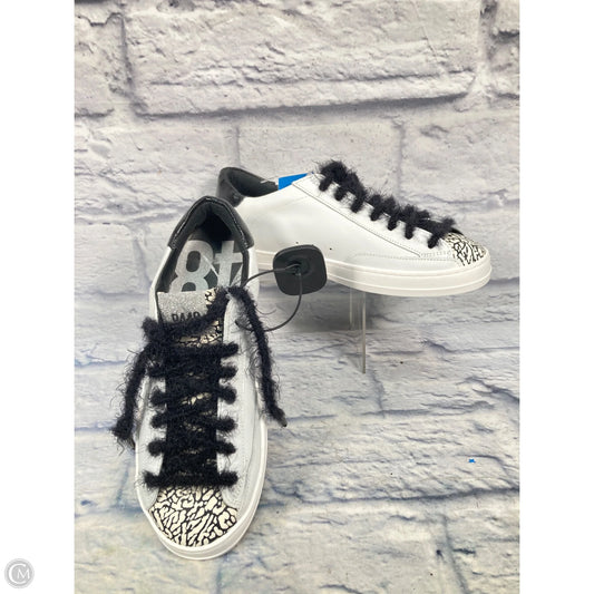 Shoes Sneakers By P448 In Black & Cream, Size: 8.5