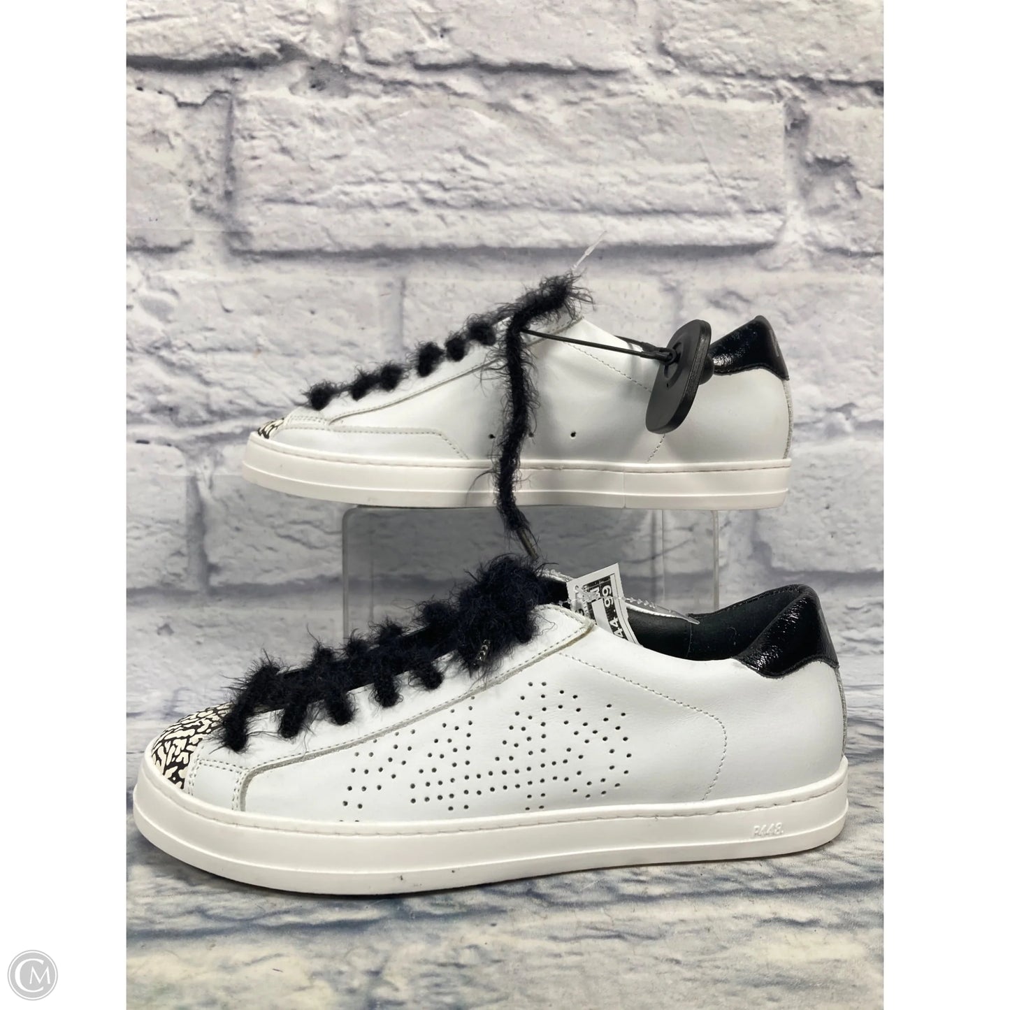 Shoes Sneakers By P448 In Black & Cream, Size: 8.5