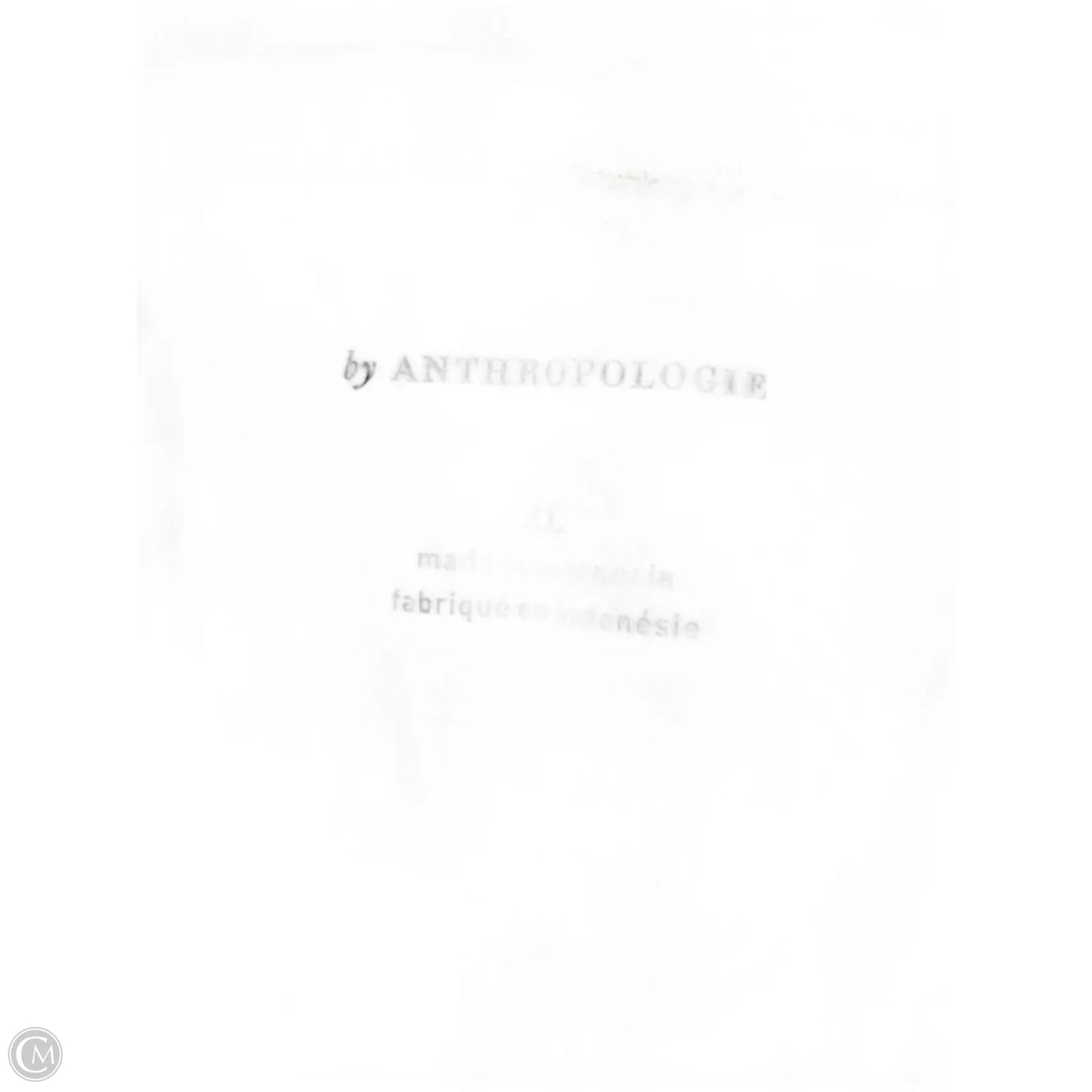 Top Sleeveless By Anthropologie In Cream, Size: Xl