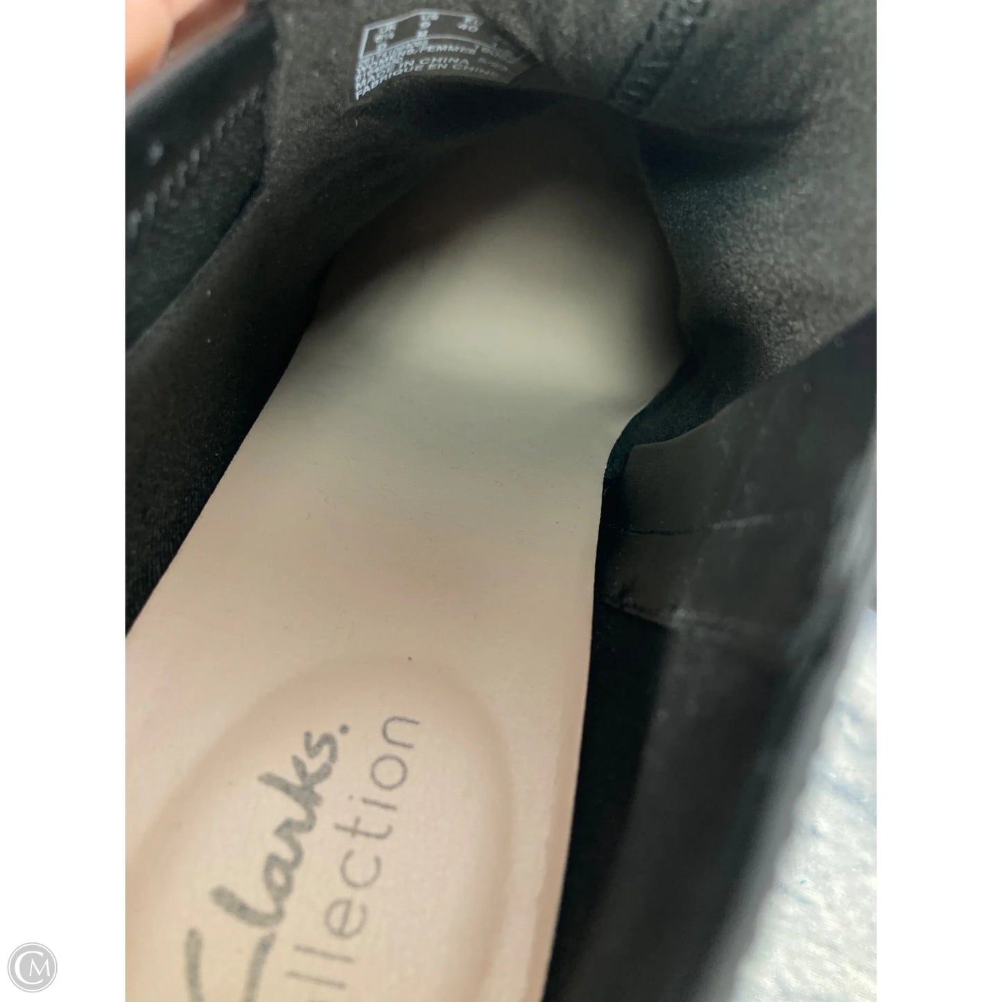 Shoes Heels Stiletto By Clarks In Black, Size: 9