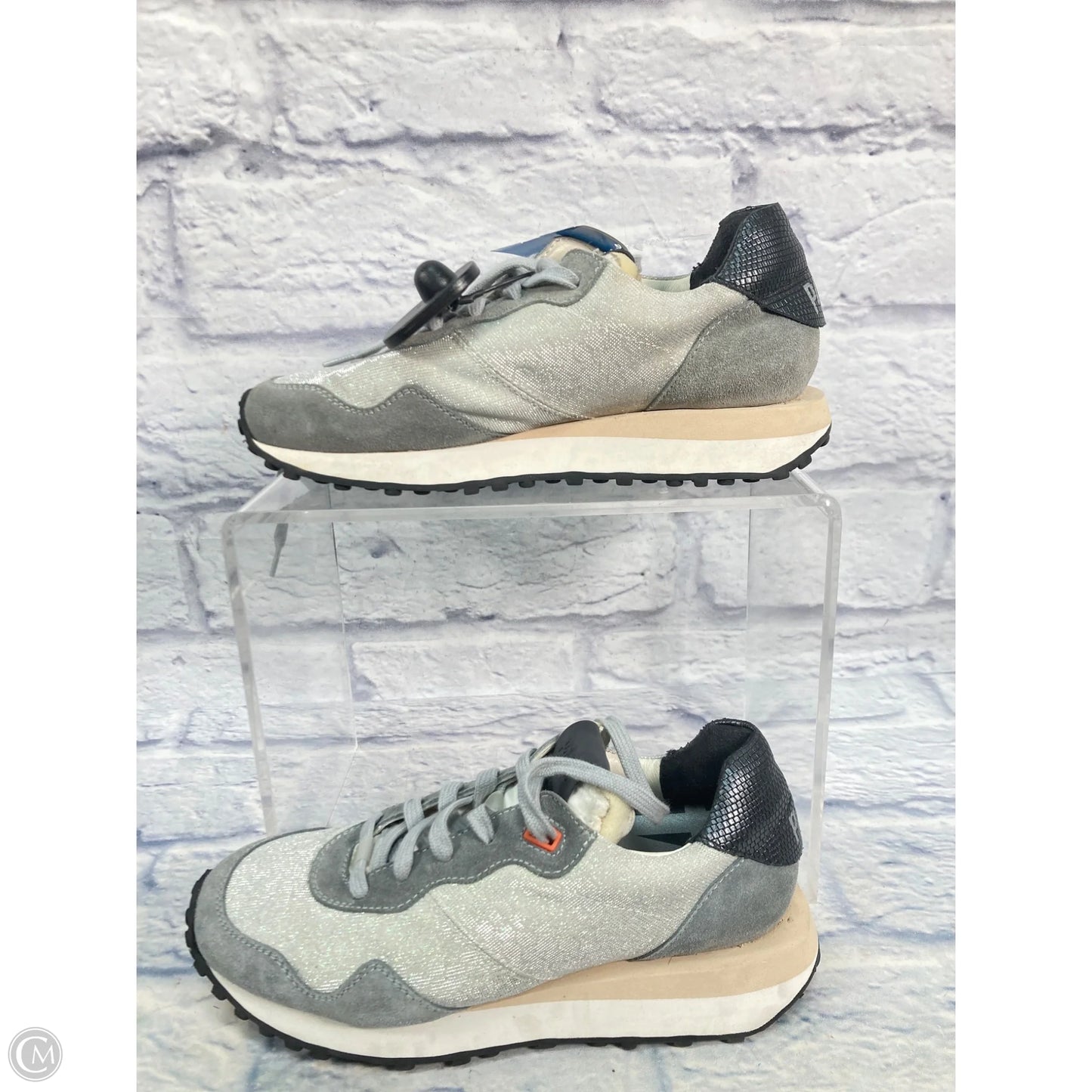 Shoes Sneakers By P448 In Grey, Size: 6.5