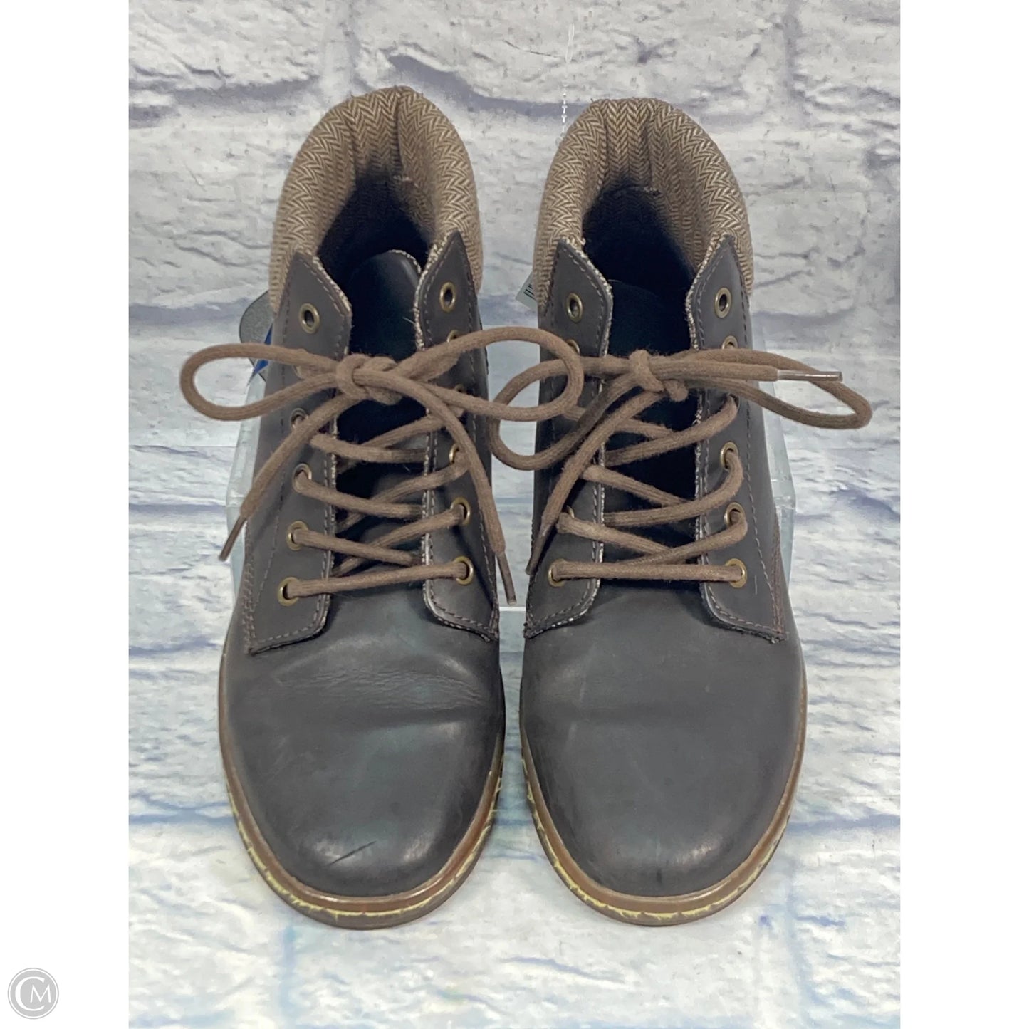 Shoes Flats By Dr Martens In Brown, Size: 8