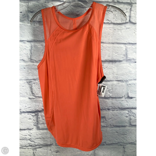 Athletic Tank Top By Lululemon In Orange, Size: S